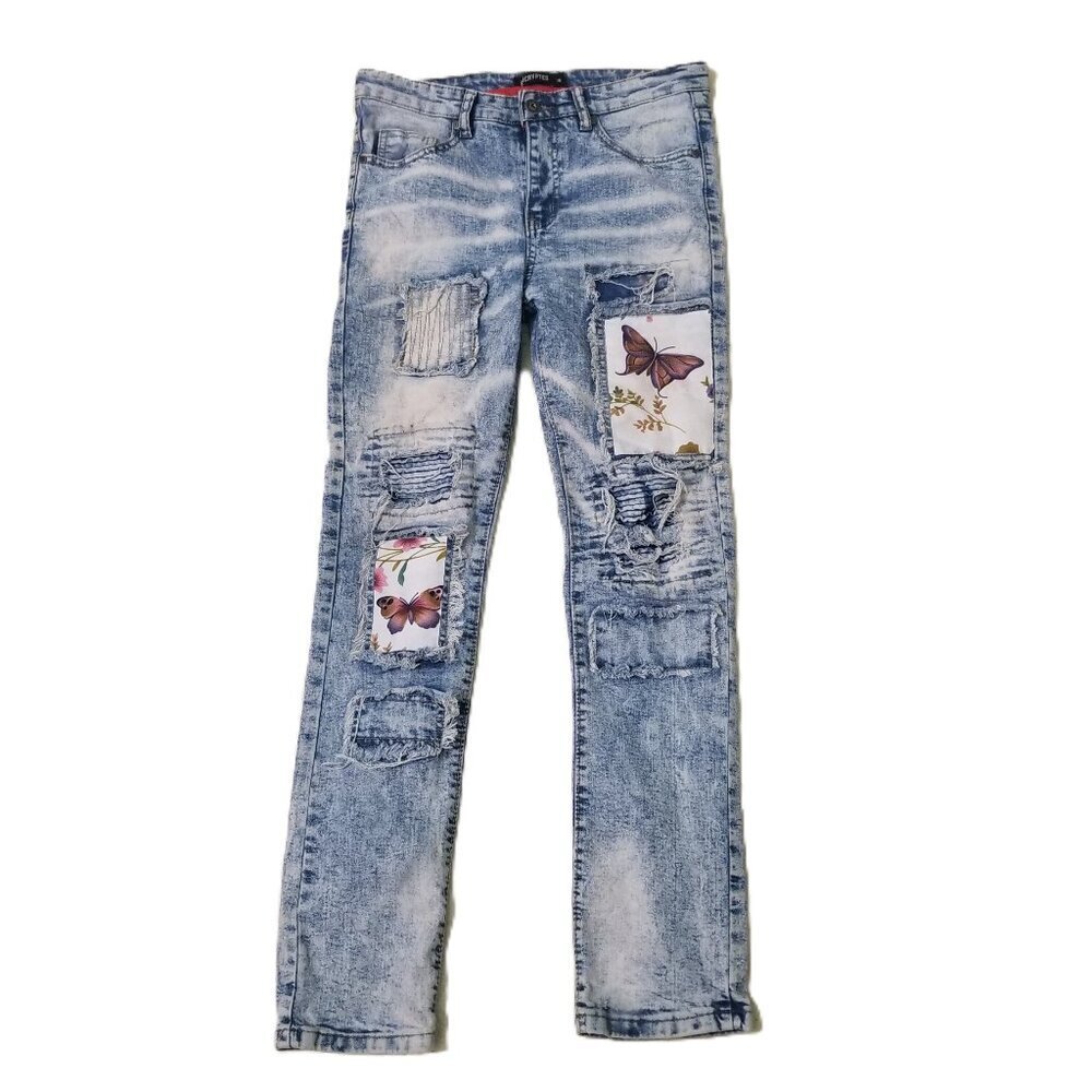Encrypted Jeans Women's Junior Size 16 Distressed